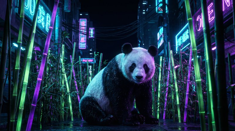 高清视频熊猫写真视频